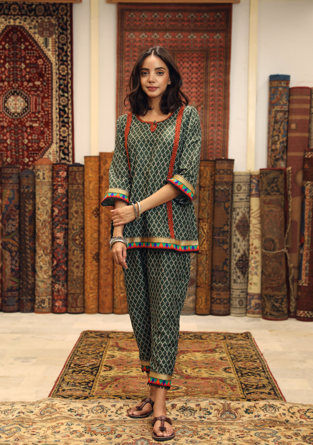 Abra Green Set Gulabo Jaipur