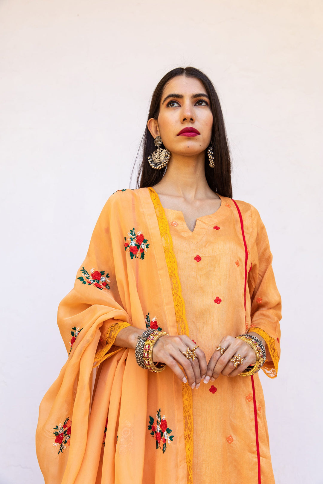 Amaira Orange Set Gulabo Jaipur