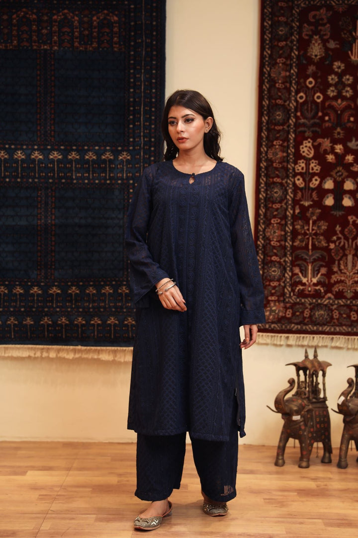 BATUL BLUE SET Gulabo Jaipur