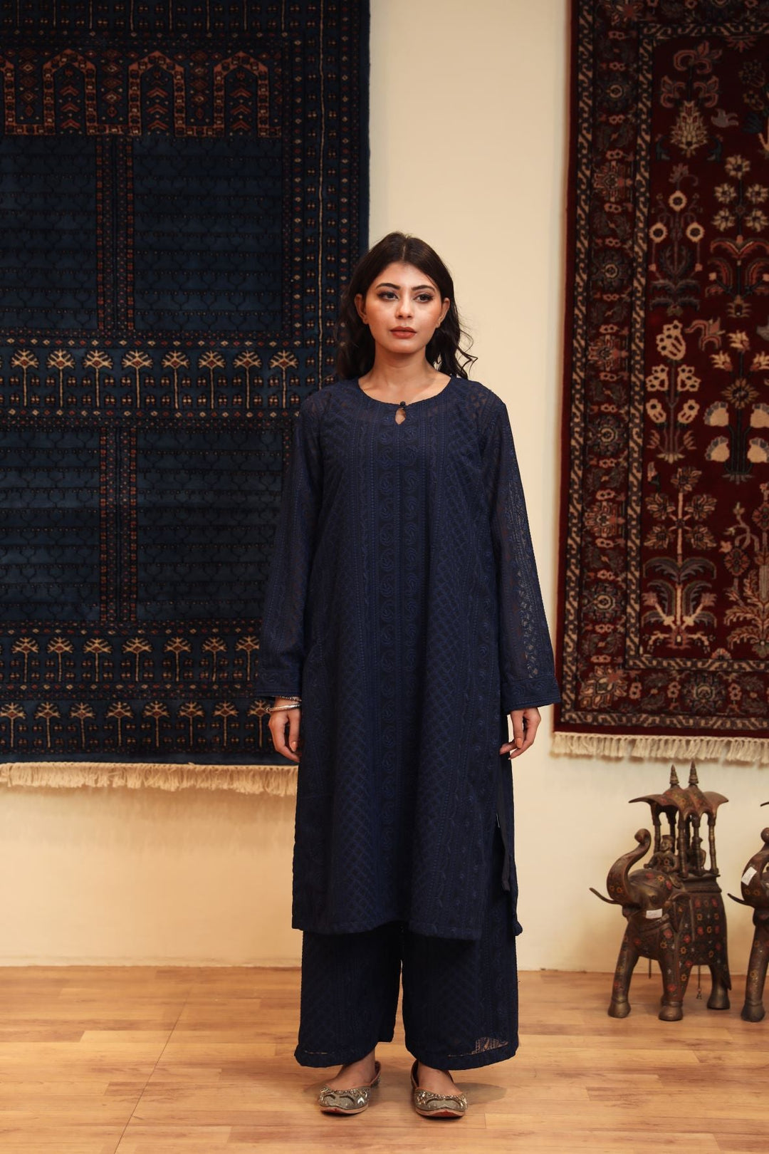 BATUL BLUE SET Gulabo Jaipur