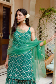 Alina Green Sharara Set 5