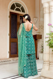 Alina Green Sharara Set 6