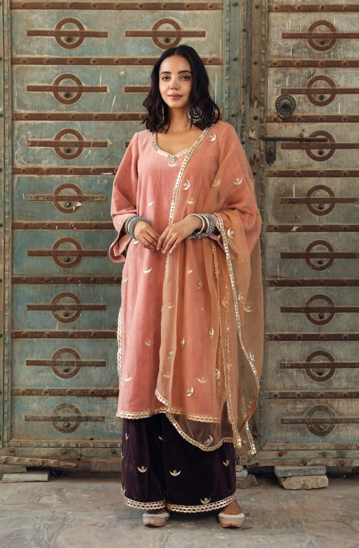 Chand Peach Set Gulabo Jaipur