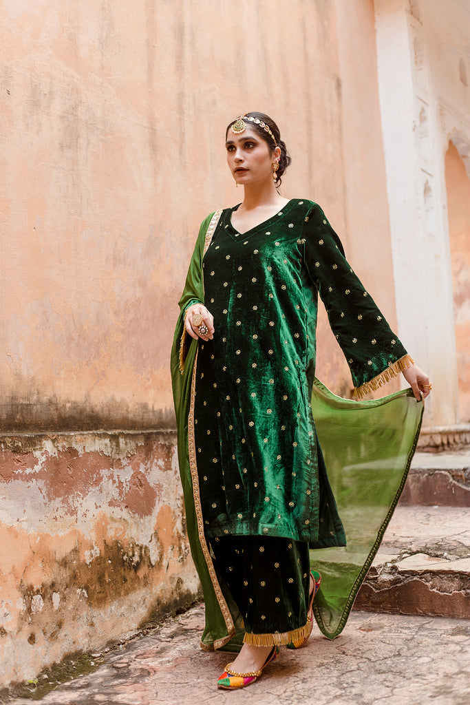 Chitra Green Set Gulabo Jaipur