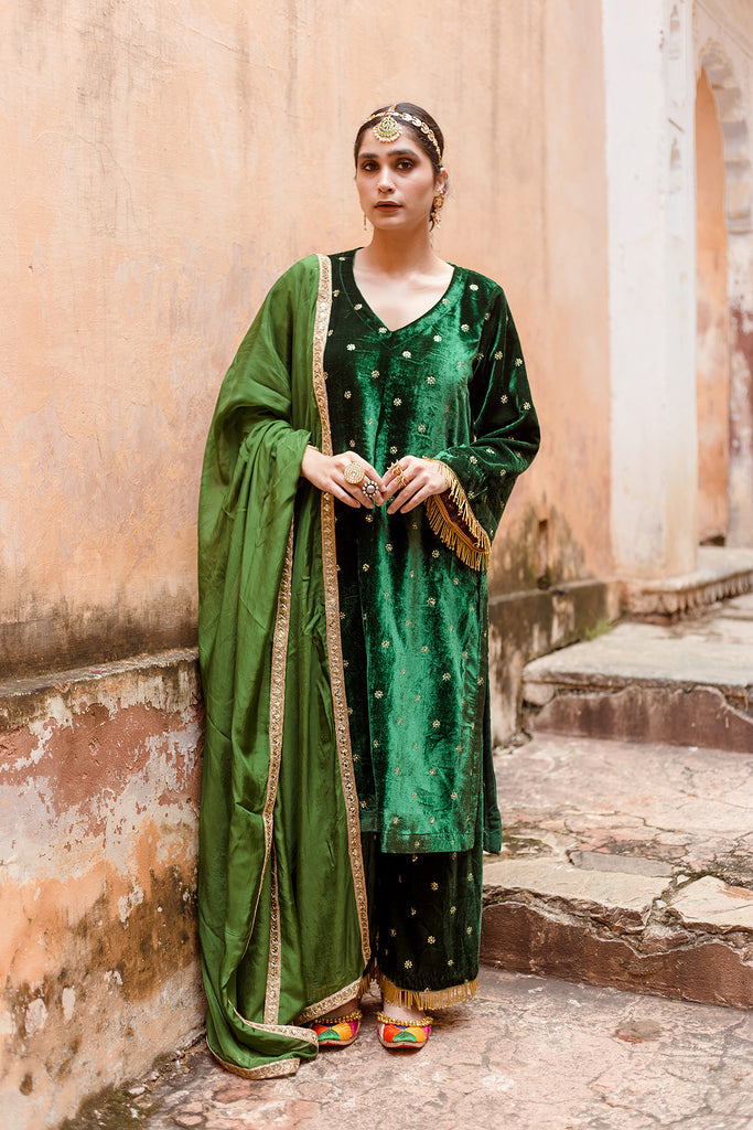 Chitra Green Set Gulabo Jaipur