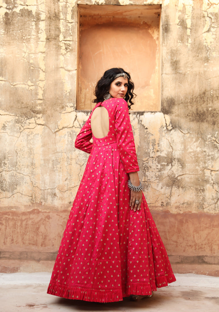 DAULAT PINK GOWN Gulabo Jaipur