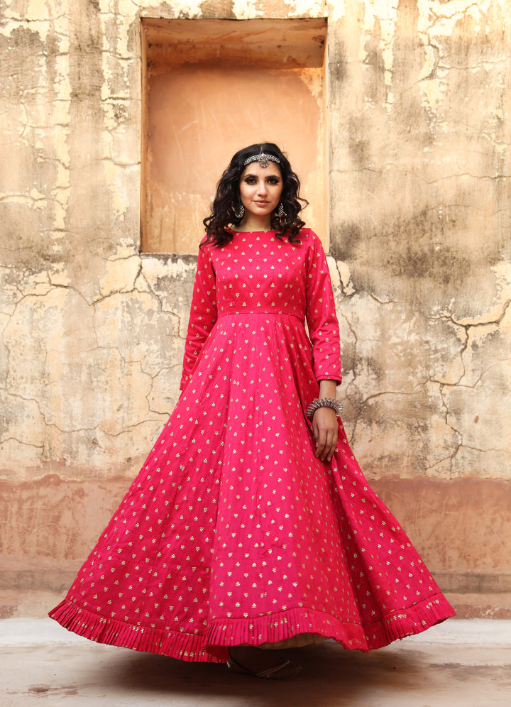 DAULAT PINK GOWN Gulabo Jaipur
