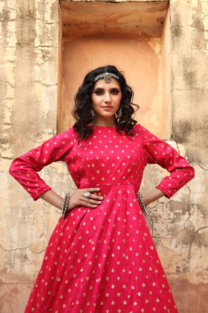 DAULAT PINK GOWN Gulabo Jaipur