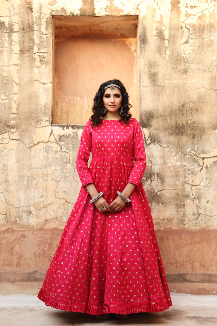 DAULAT PINK GOWN Gulabo Jaipur