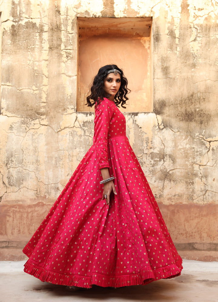 DAULAT PINK GOWN Gulabo Jaipur