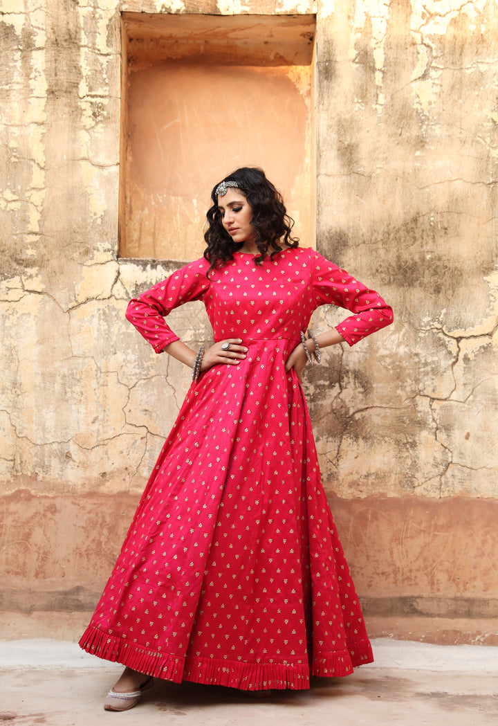 DAULAT PINK GOWN Gulabo Jaipur