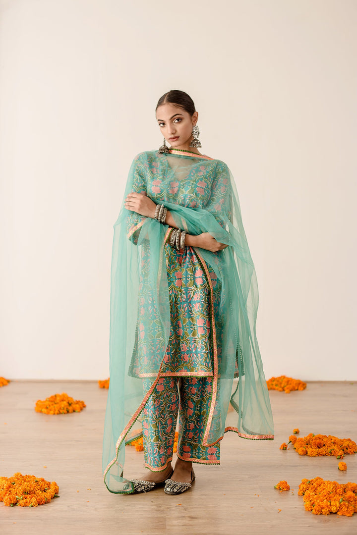 DIA MINT STRAIGHT SET Gulabo Jaipur