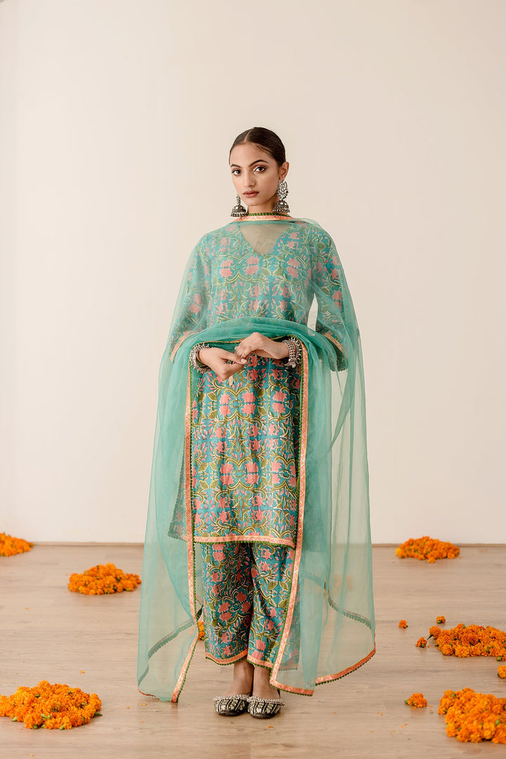 DIA MINT STRAIGHT SET Gulabo Jaipur