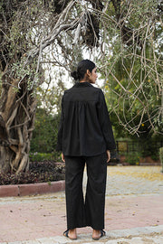 Ekta Black Cotton Top 3