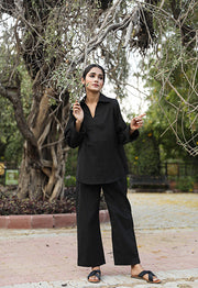 Ekta Black Cotton Top 4