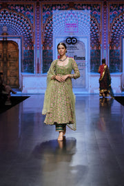 Farah Green Anarkali Set 2