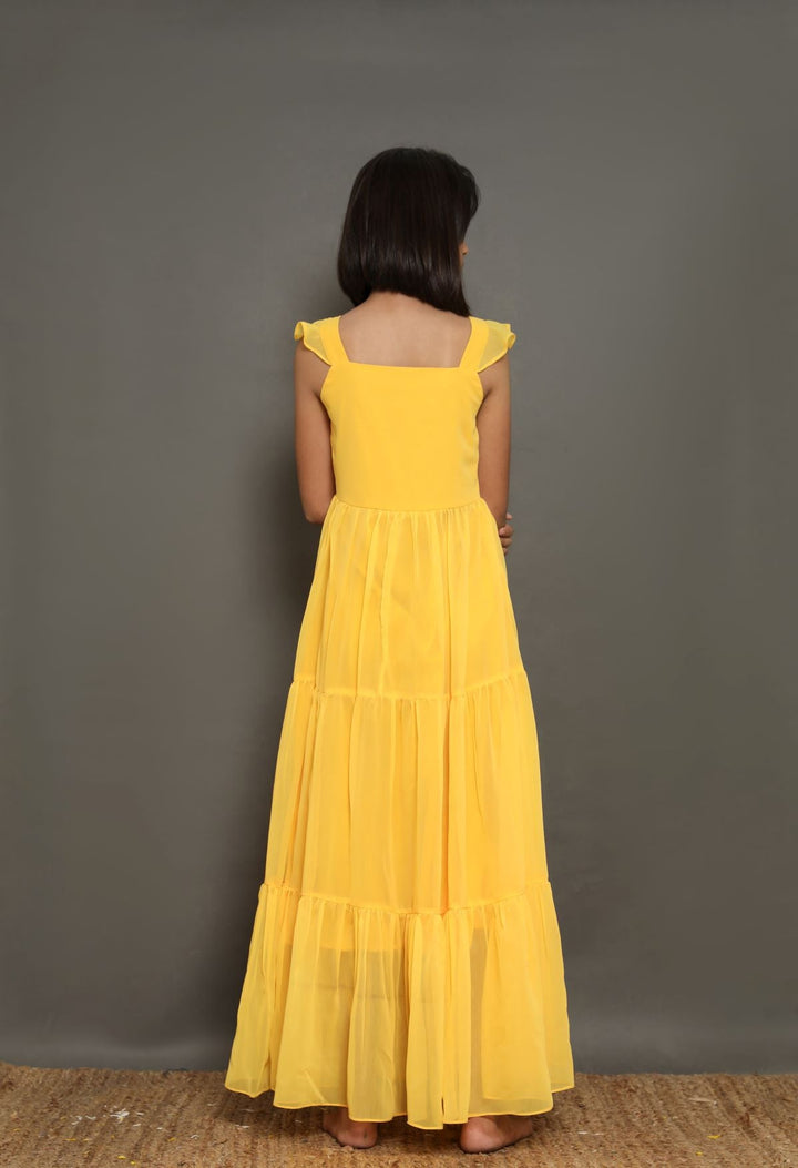 Fiona Yellow Dress Gulabo Jaipur