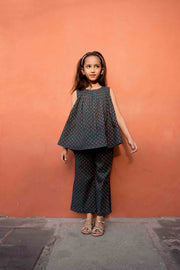 Floral Print Gulab Green Cotton  Kurta Pant Set 4