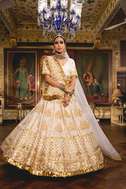 Gulnoor Ivory Lehenga Set 4