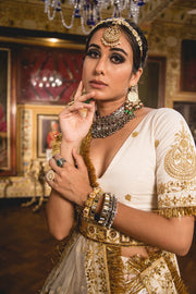 Gulnoor Ivory Lehenga Set 7