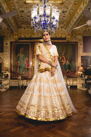 Gulnoor Ivory Lehenga Set 8