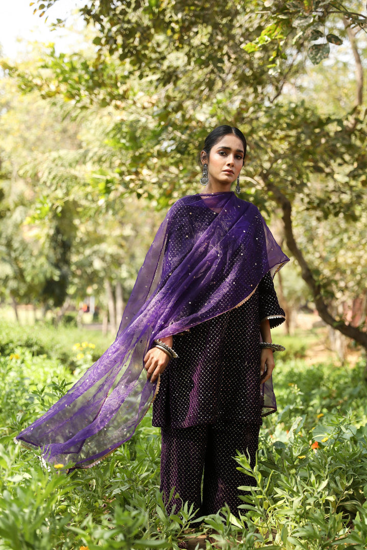 Gauhar Purple Set Gulabo Jaipur