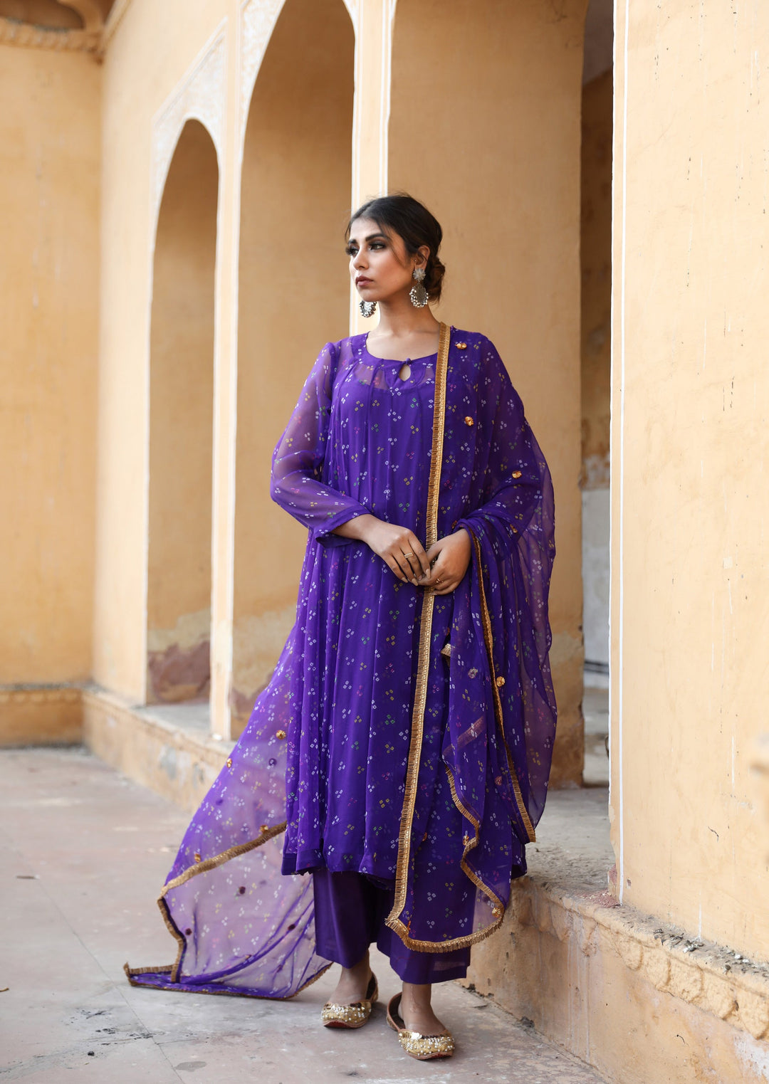 Gomti Purple Set Gulabo Jaipur