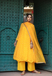 Gomti Yellow Kurta  Set 3