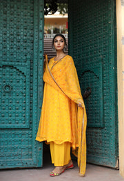 Gomti Yellow Kurta  Set 6