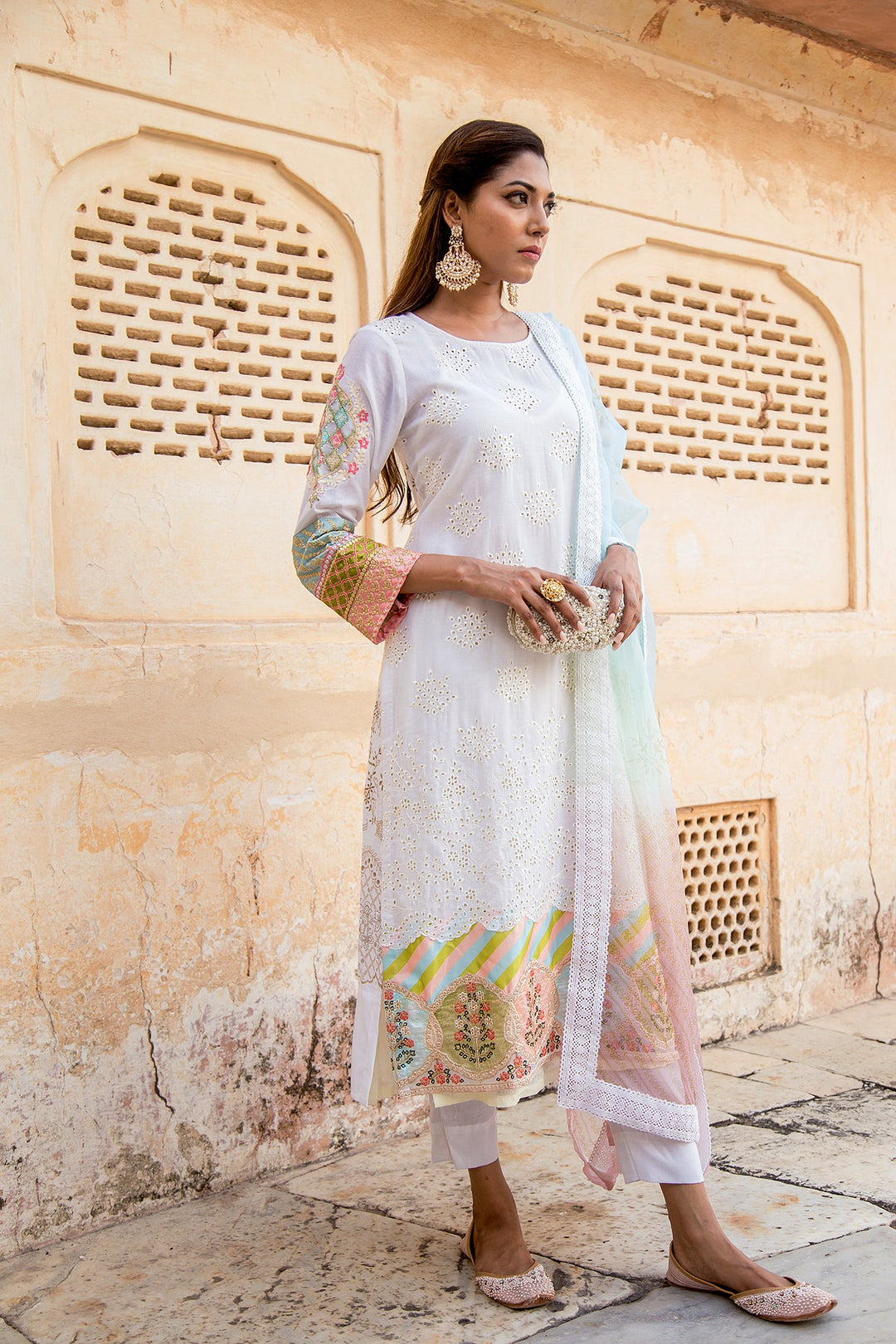 Gulrez White Set Gulabo Jaipur