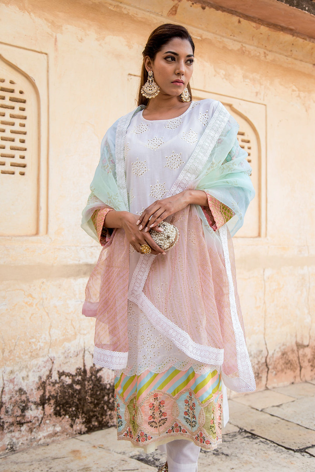 Gulrez White Set Gulabo Jaipur