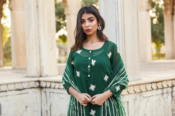 Hiza Green set Gulabo Jaipur