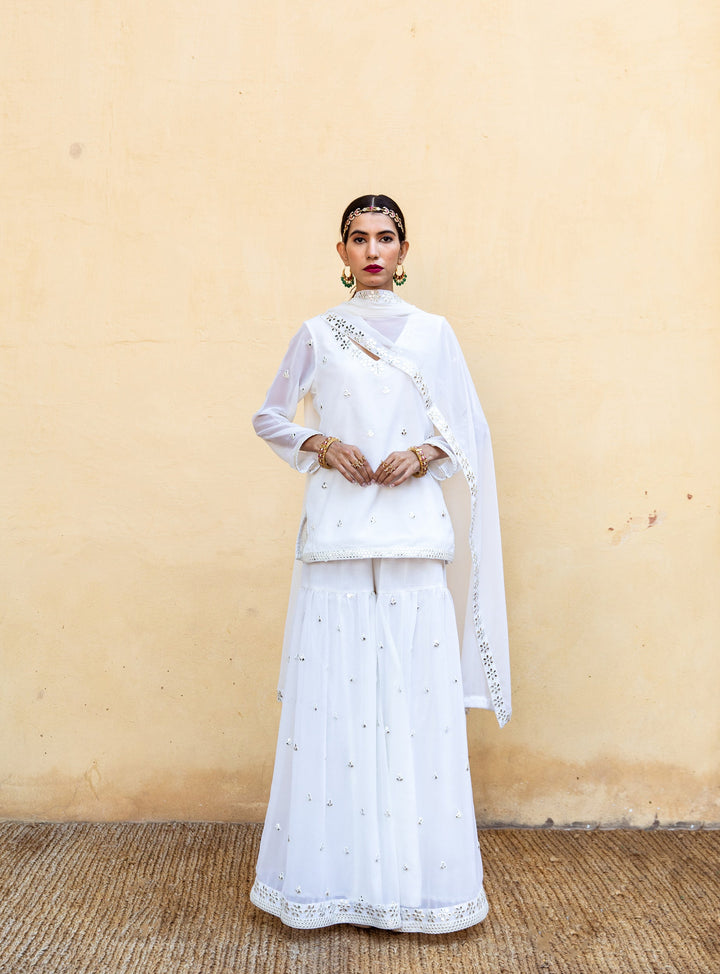 Hoor Ivory Sharara Set Gulabo Jaipur