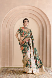 Gulbaagh Cotton Saree Kachi Patti Detailing In Border 1
