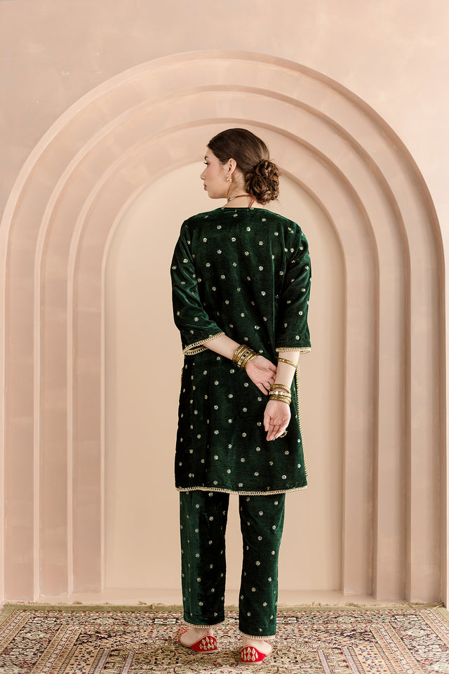 Chitra Green Kurta Set