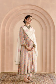 Shaila White Anarkali Set 5