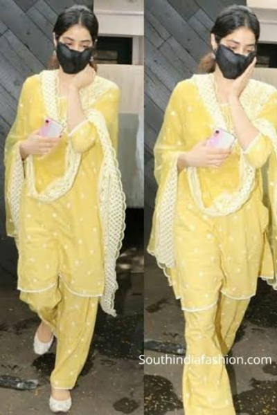 Hairat Yellow Straight kurta set