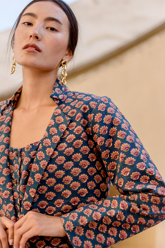 Jenna Blue Dress Gulabo Jaipur