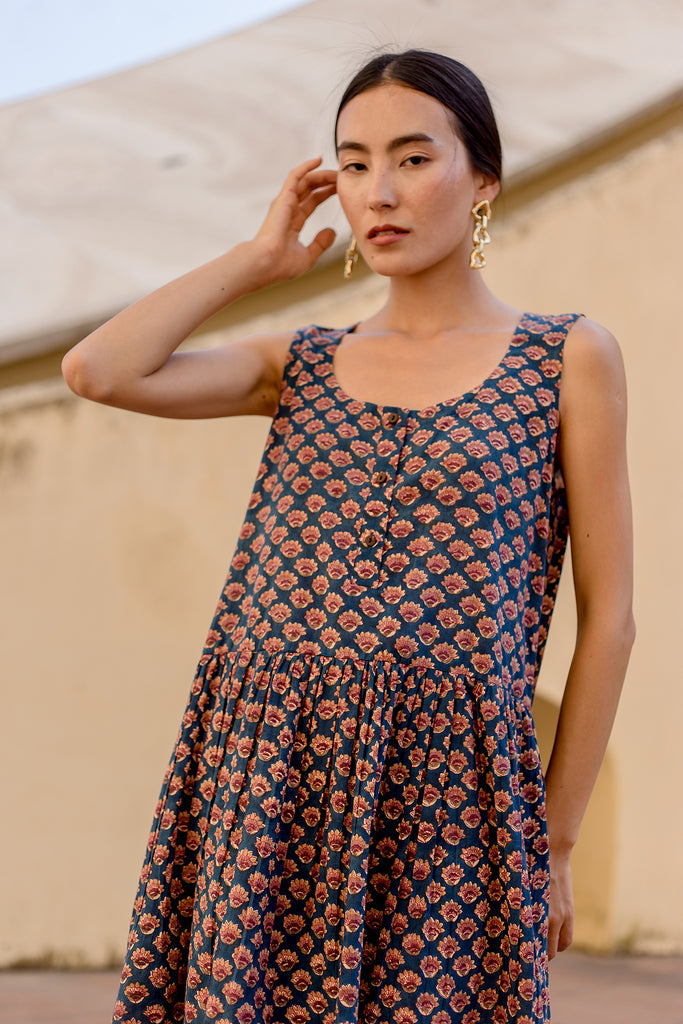 Jenna Blue Dress Gulabo Jaipur