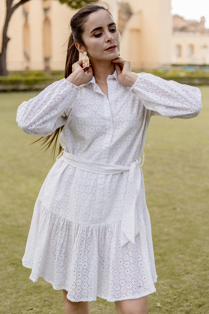 Jenny White Dress Gulabo Jaipur