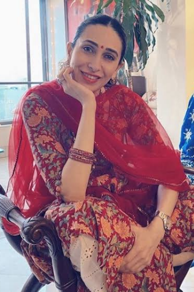 Karishma Kapoor in Sufi Red Anarkali Gulabo Jaipur