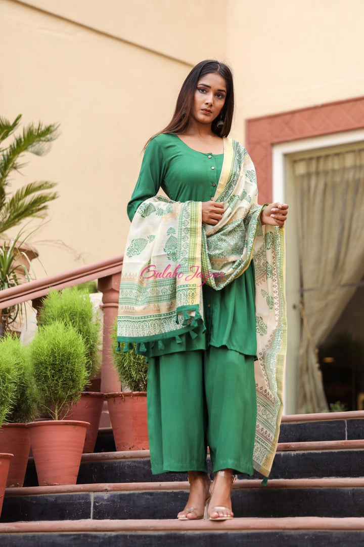 Leela Green Set Gulabo Jaipur