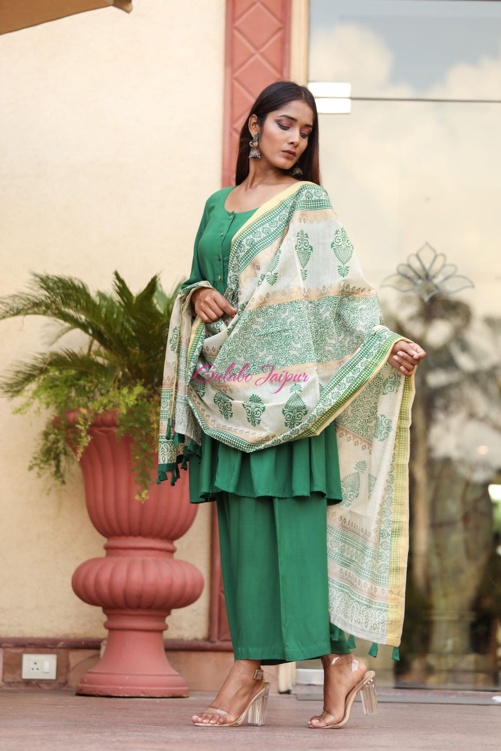 Leela Green Set Gulabo Jaipur