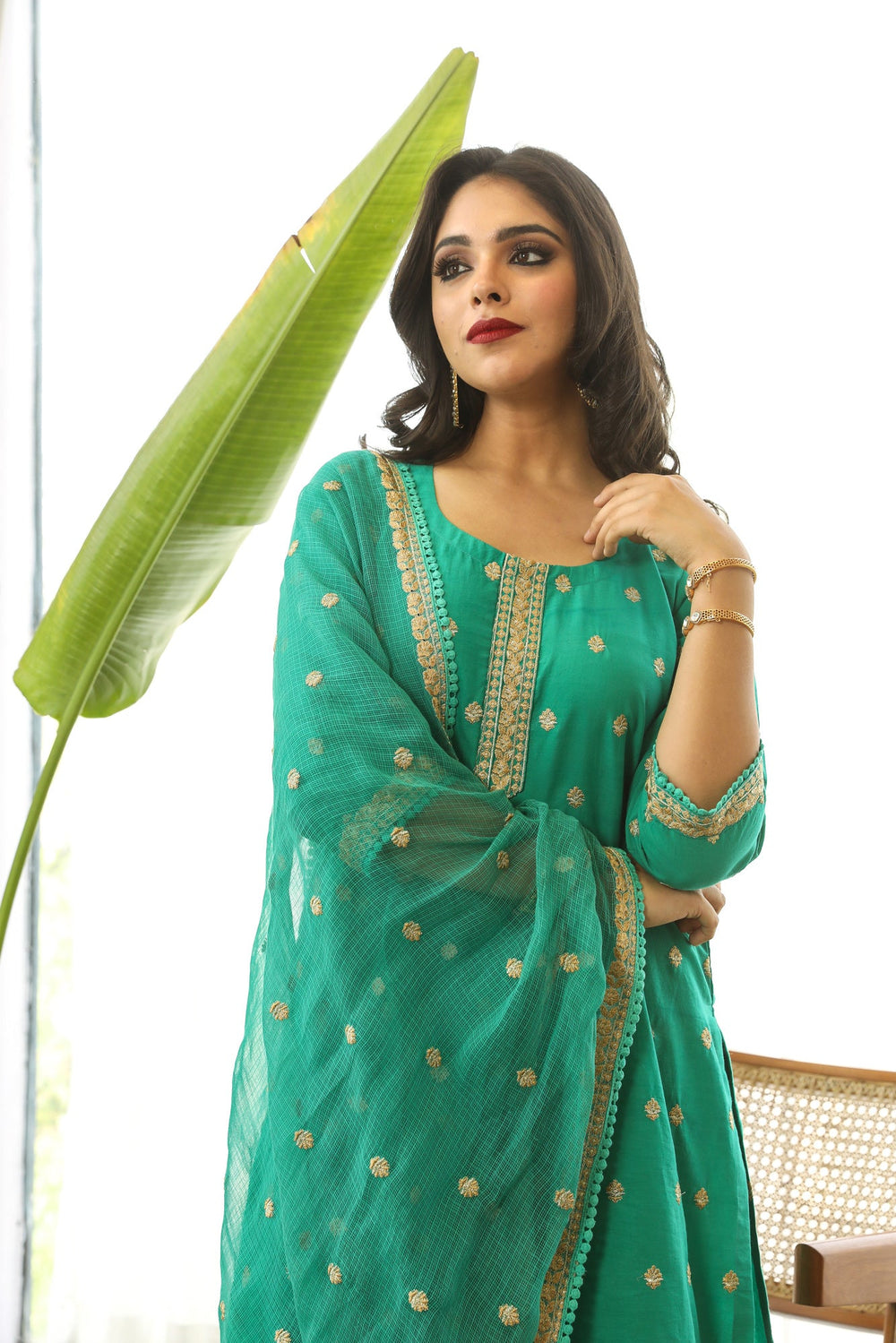 MADHU GREEN SET Gulabo Jaipur