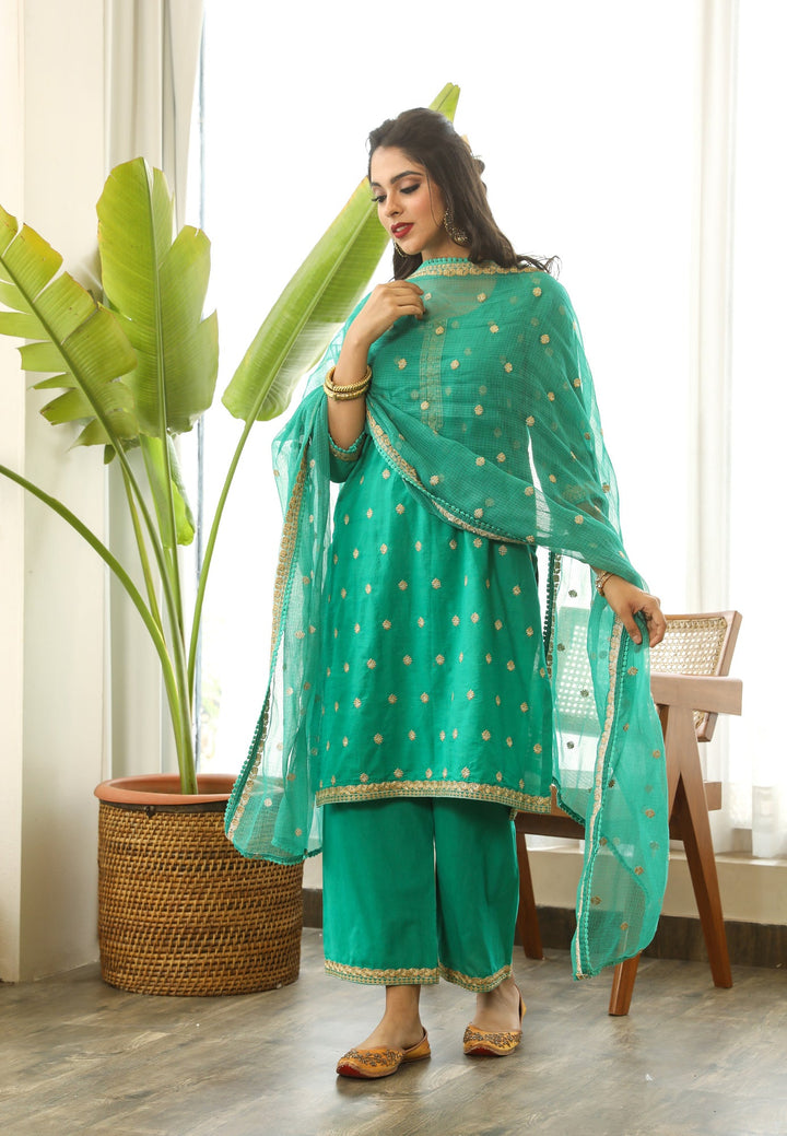 MADHU GREEN SET Gulabo Jaipur