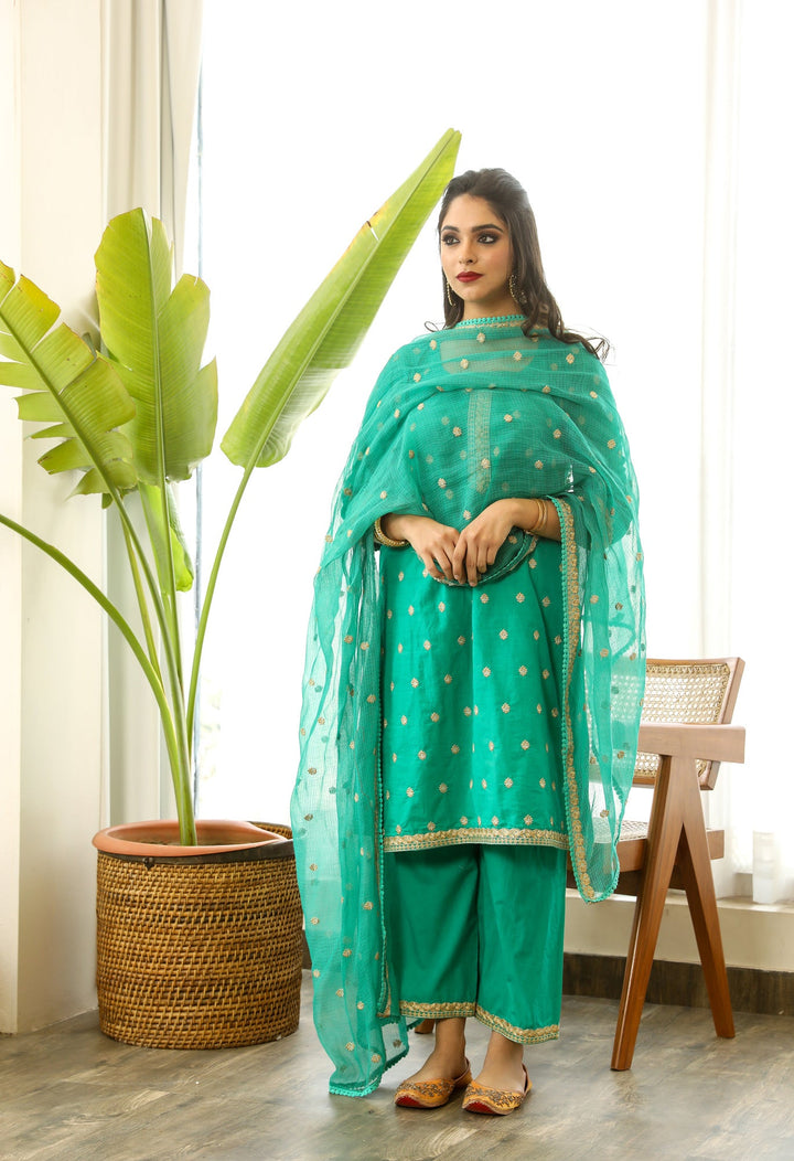 MADHU GREEN SET Gulabo Jaipur