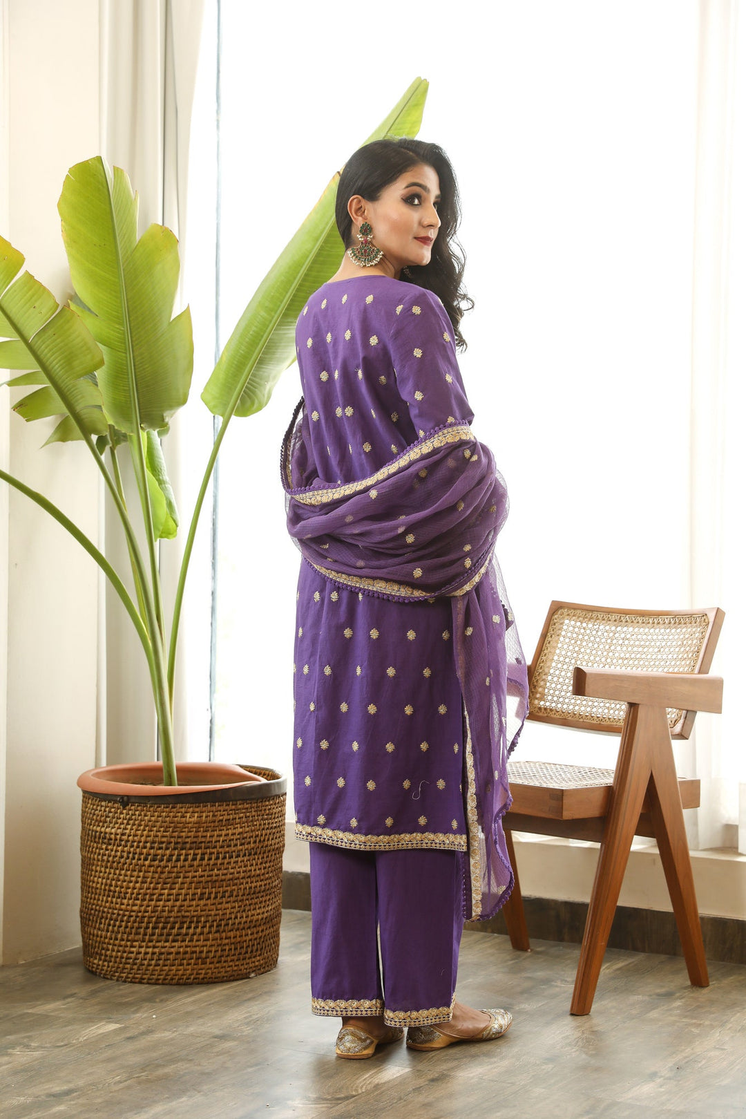 MADHU PURPLE SET Gulabo Jaipur