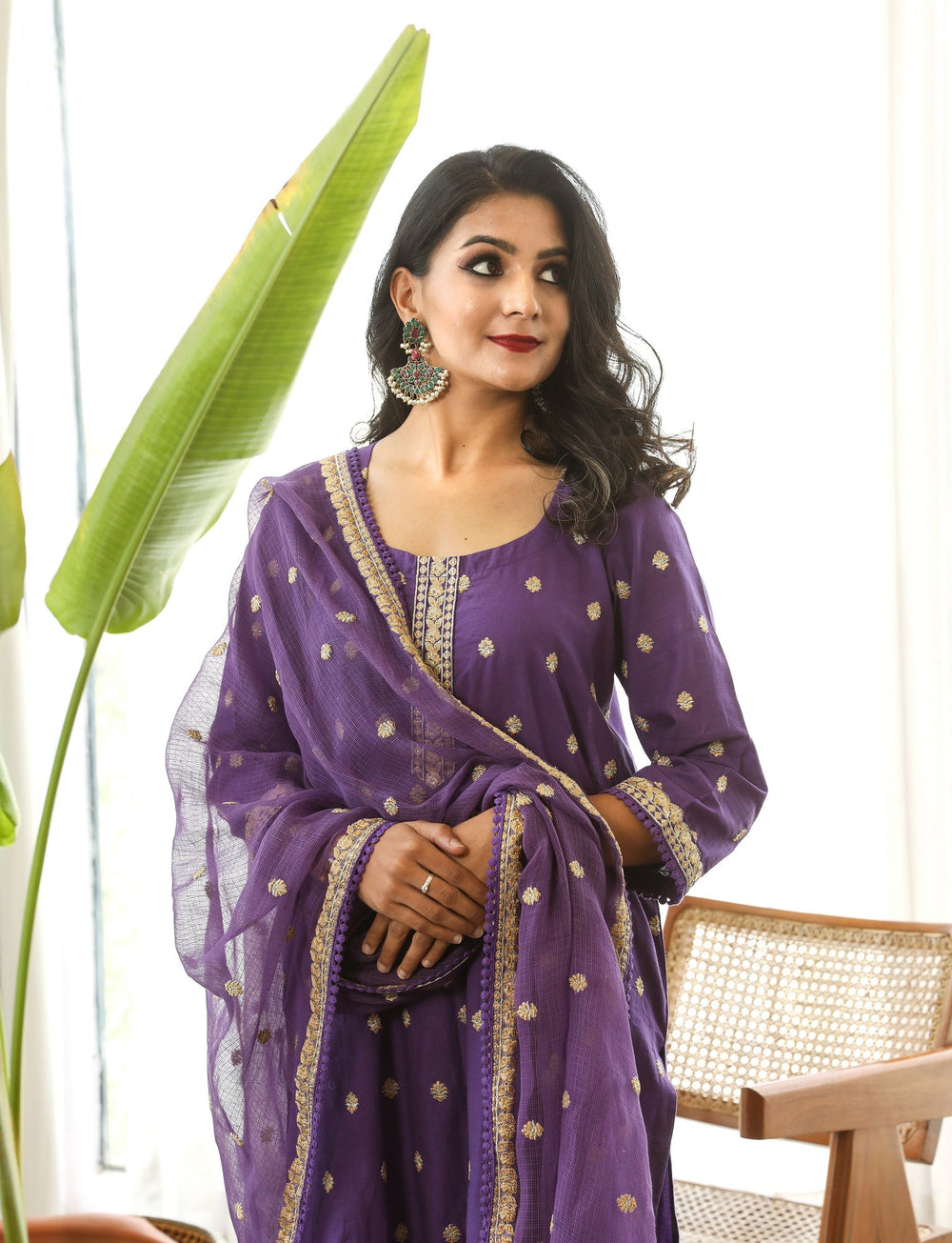 MADHU PURPLE SET Gulabo Jaipur