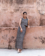 Mia Black Cotton Co-Ord Set 4