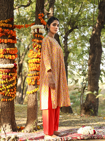 MONALI YELLOW KURTA Gulabo Jaipur